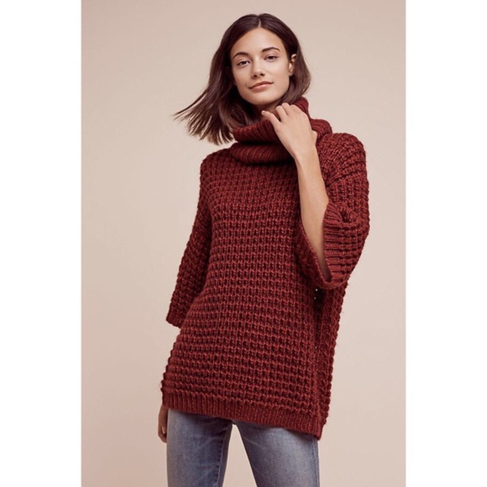 Plenty by Tracy Reese Waffle Knit Cowl Neck Sweater